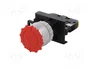 SPAMEL Interruptor de emergencia ST22 rojo 22mm NC
