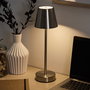 Home Deco Factory - Lámpara Táctil USB, Altura 36 cm, Metal, para Escritorio o Dormitorio