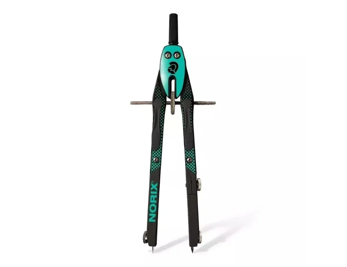 Staedtler Noris 555 Compás con rueda central y tubo de minas Verde turquesa Staedtler Noris 555 Compás con rueda central y tubo de minas Verde turquesa
