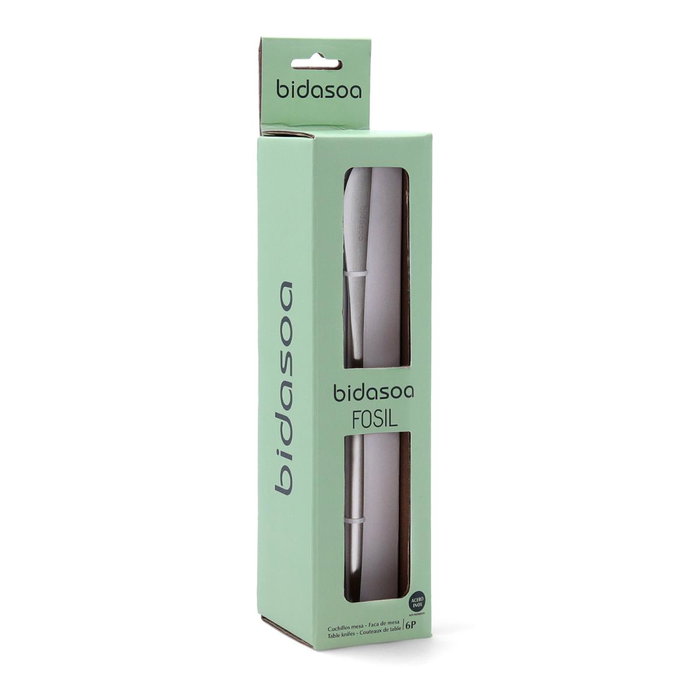 Bidasoa Set de 6 Cuchillos de Mesa Fosil en Acero Inox Bidasoa Set de 6 Cuchillos de Mesa Fosil en Acero Inox