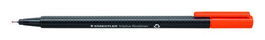 Rotulador Fibra Staedtler 334 Triplus Fineliner Naranja (Set de 10)