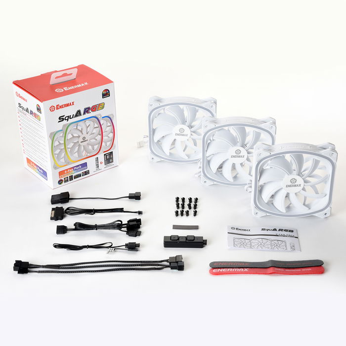 Ventilador Gaming Enermax Squa Rgb Blanco