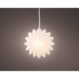 Lumineo Estrella colgante de papel LED ø40 x 20,5 cm