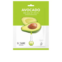 Jkosmec Avocado Intensive Essence Mask - Mascarilla Hidratante de Aguacate 25 ml para Piel Seca