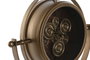 DKD Home Decor Reloj de Sobremesa Dorado en Metal y Cristal