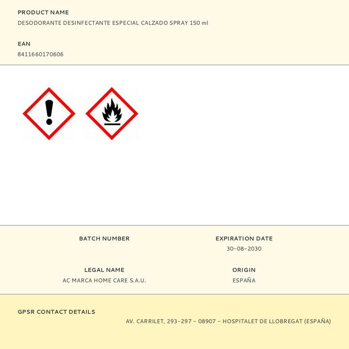 Sanytol Desodorante Desinfectante Calzado Spray 150 ml