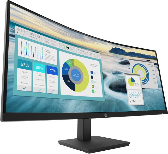 HP Monitor Curvo P34hc G4 WQHD USB-C 34 pulgadas