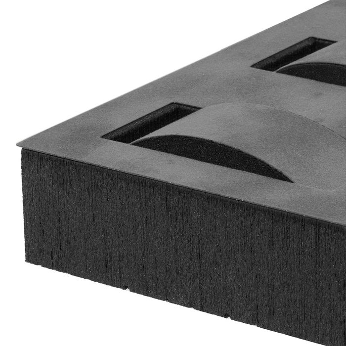 Herrajes Alk Accesorio para Bandeja Belapost 181x181mm H30 Terciopelo Antracita