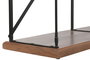 DKD Home Decor Estanteria Loft Negro Natural 43 x 220 x 213 cm