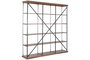 DKD Home Decor Estanteria Loft Negro Natural 43 x 220 x 213 cm