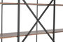 DKD Home Decor Estanteria Loft Negro Natural 43 x 220 x 213 cm