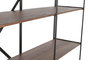 DKD Home Decor Estanteria Loft Negro Natural 43 x 220 x 213 cm