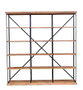 DKD Home Decor Estanteria Loft Negro Natural 43 x 220 x 213 cm