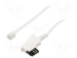 GOOBAY Cable telefónico RJ11 a TAE F de 6m