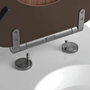 Gelco Asiento para inodoro Nogal de nogal - MDF FSC