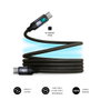 Subblim Cable PowerMag LED 100W USB-C a USB-C 2m