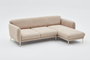 Atelier Del Sofa Sofá-Cama Esquinero Simena Right Beige Modular Confortable Elegante