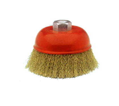 BELLOTA Cepillo Taza 50812-100 Alambre Ondulado Latonado BELLOTA Cepillo Taza 50812-100 Alambre Ondulado Latonado