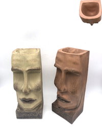 DKD Home Decor Macetero de Resina Surtido de 2 Colores, Pack de 4