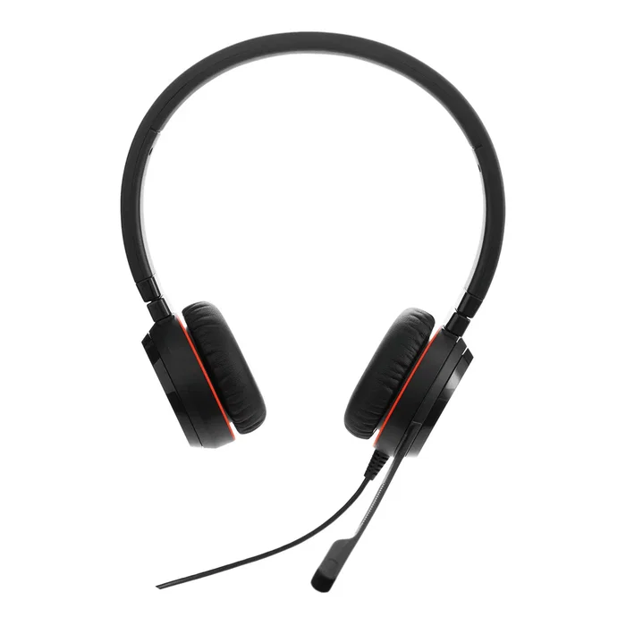Jabra 14401-21 Auricular Mono de Diadema Alámbrico para Oficina/Centro de Llamadas, Micrófono Boom, Conector Jack 3.5 mm, Negro - Auriculares de Recambio para Evolve 30 II