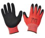 SIFER Guantes Siferfoam Palma Nitrilo Sandy Rojo/Negro T-11 XXL