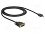 DeLOCK Cable Adaptador de Video HDMI a DVI 1 m, 85582