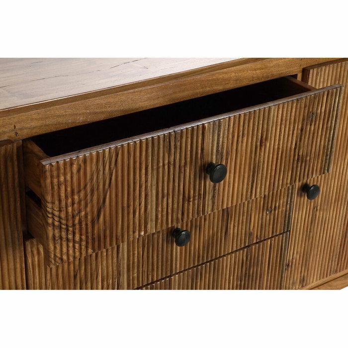 DKD Home Decor Buffet de Acacia Marrón ONDULADO ACACIA DKD Home Decor Buffet de Acacia Marrón ONDULADO ACACIA