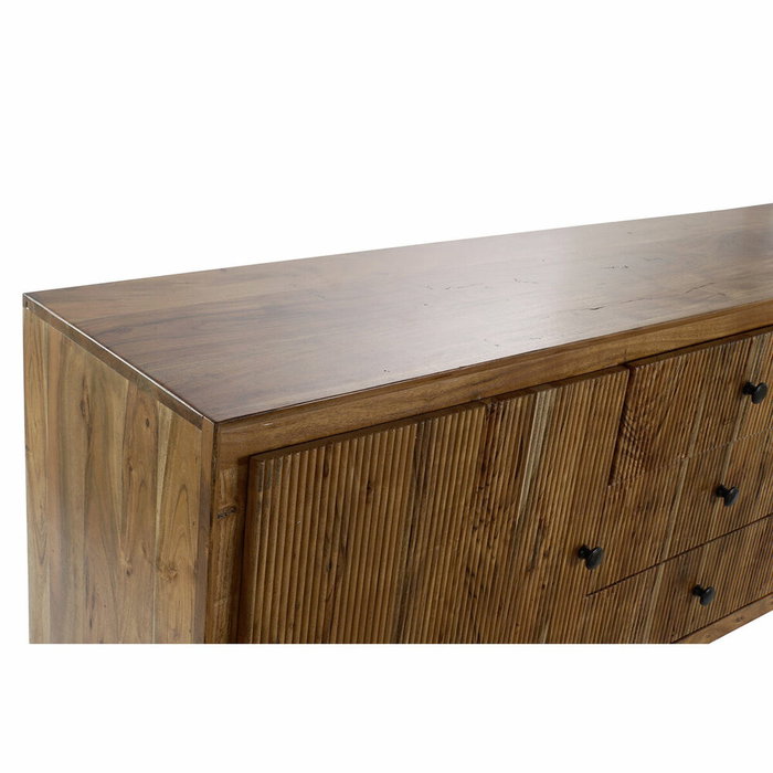 DKD Home Decor Buffet de Acacia Marrón ONDULADO ACACIA DKD Home Decor Buffet de Acacia Marrón ONDULADO ACACIA