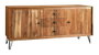 DKD Home Decor Buffet de Acacia Marrón ONDULADO ACACIA