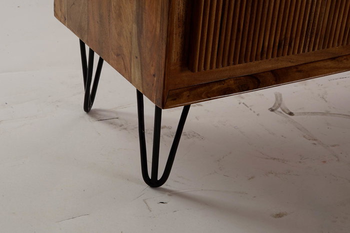 DKD Home Decor Buffet Colonial Marrón Negro 178 x 77 x 40 cm