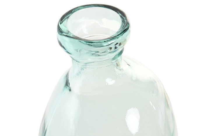 DKD Home Decor Jarrón Transparente Cristal Reciclado Orgánico 22 x 51 x 22 cm