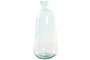 DKD Home Decor Jarrón Transparente Cristal Reciclado Orgánico 22 x 51 x 22 cm