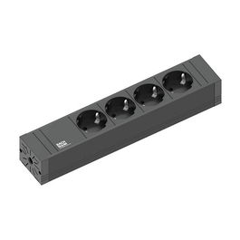 Bachmann Handwerkerleiste 12x Schutzkontakt 2m, Regleta de Conexión con 12 Tomas