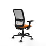 PIQUERAS Y CRESPO Silla de oficina Haches Naranja y Blanco