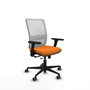 PIQUERAS Y CRESPO Silla de oficina Haches Naranja y Blanco