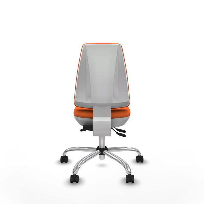PIQUERAS Y CRESPO Silla de oficina Elche Naranja sin brazos