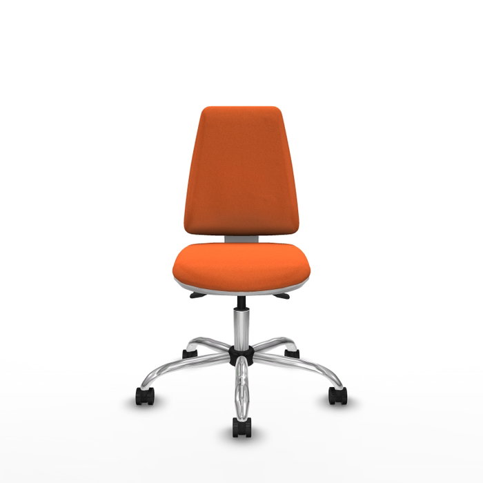 PIQUERAS Y CRESPO Silla de oficina Elche Naranja sin brazos