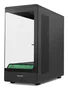 NOX Hummer Signal NXHUMMERSIGNALBK Caja Semitorre Midi Tower PC Negro con Cristal Templado Frameless, Zona ARGB Frontal, USB Tipo-C, Soporta GPU de 420mm