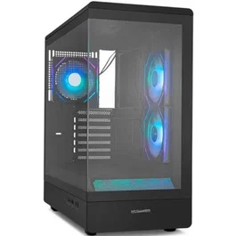 Nox Hummer SIGNAL Caja Gaming Semitorre ARGB Cristal Templado USB-C Negra