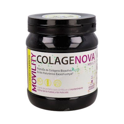 Colagenova Movility: Colágeno Hidrolizado Puro con Ácido Hialurónico Sabor Limón 390 g para Huesos y Músculos Colagenova Movility: Colágeno Hidrolizado Puro con Ácido Hialurónico Sabor Limón 390 g para Huesos y Músculos