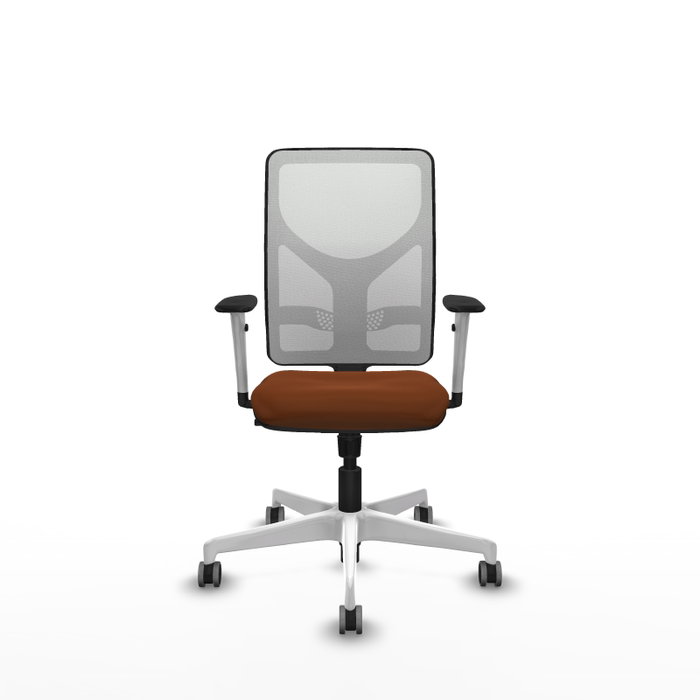 PIQUERAS Y CRESPO Silla de oficina Motilla con mecanismo Sincro, Marrón y Blanco PIQUERAS Y CRESPO Silla de oficina Motilla con mecanismo Sincro, Marrón y Blanco