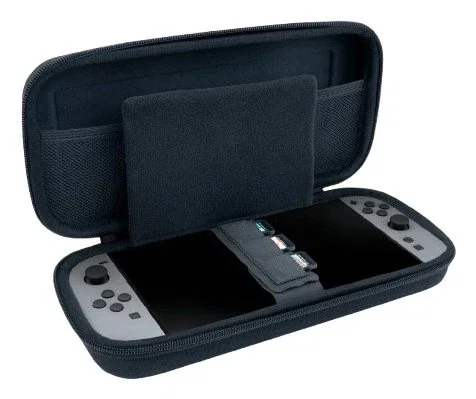 Nacon NA028157 Funda Protectora Rígida Maleta de Transporte con Asa para Nintendo Switch y Nintendo Switch 2 - Negro