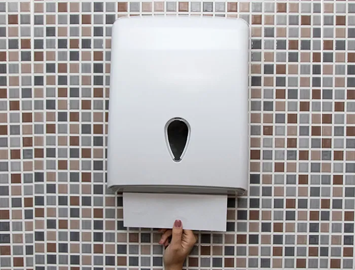 Dahi Dispensador Toallitas Secamanos ABS Blanco 370x277x130 mm