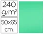 Liderpapel Cartulina Verde Pistacho 50x65 cm 240g/m2 (25 hojas)