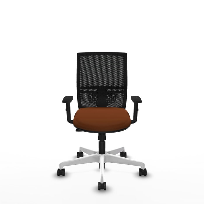 PIQUERAS Y CRESPO Silla de oficina Yunquera con mecanismo Sincro/Traslack, Marrón y Negro PIQUERAS Y CRESPO Silla de oficina Yunquera con mecanismo Sincro/Traslack, Marrón y Negro