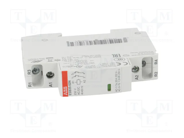 ABB ESB16-20N-06 Contactor de potencia 16A 2S/0Ö 230V AC/DC
