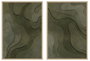 DKD Home Decor Cuadro MDF PS Abstracto 3D (Pack de 2)