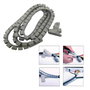 Edm Organizador de cables gris ø25 mm x 2 m