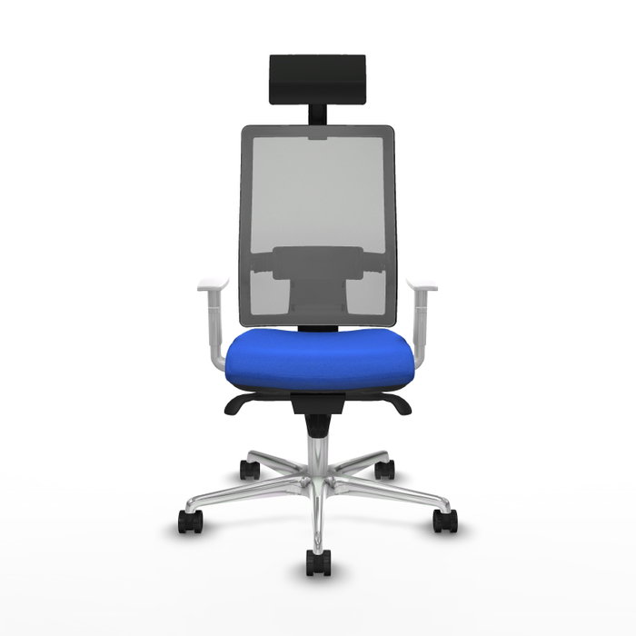 PIQUERAS Y CRESPO Silla de oficina Horna con Mecanismo Sincro, Azul y Gris PIQUERAS Y CRESPO Silla de oficina Horna con Mecanismo Sincro, Azul y Gris
