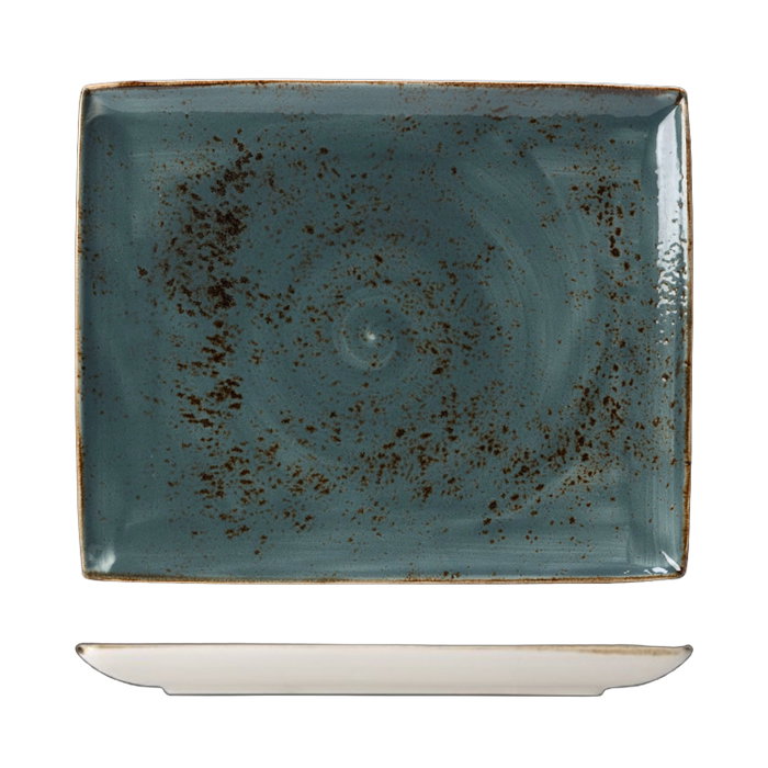 Steelite Vajilla Fuente Rectangular Craft Azul en Vitroporcelana, 33x27 cm (Set de 6) Steelite Vajilla Fuente Rectangular Craft Azul en Vitroporcelana, 33x27 cm (Set de 6)